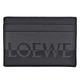 LOEWE 經典品牌LOGO雙色小牛皮萬用卡夾(黑/灰色) product thumbnail 2