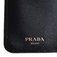 PRADA 經典Saffiano水波直紋牛皮釦式中夾 (黑色) product thumbnail 7