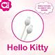 Hello Kitty 安全護耳紙軸棉花棒 50 支 (盒裝) X 10 盒 棉頭加大棉花基座 初生嬰兒即可使用 product thumbnail 4
