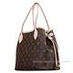 LV M41000 NEVERFULL PM經典花紋縮口子母肩背包(米) product thumbnail 3