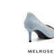 高跟鞋 MELROSE 美樂斯 華麗水鑽造型牛仔布尖頭高跟鞋－藍 product thumbnail 4