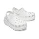 Crocs Classic Crush Clog Whi 男鞋 女鞋 白色 厚底 洞洞鞋 涼拖鞋 207521-100 product thumbnail 3