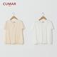 【CUMAR】蕾絲拼接-女短袖襯衫 (二色/版型適中) product thumbnail 5