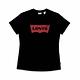 Levis 女款 重磅短袖T恤 / 修身版型 / 經典Logo / 210GSM厚棉 黑 product thumbnail 2