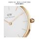 Daniel Wellington DW 手錶 Petite Evergold 36mm香檳金米蘭金屬錶-白錶盤-香檳金框 DW00100346 product thumbnail 6