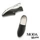 休閒鞋 MODA MODAY 率性雙色鬆緊全真皮厚底休閒鞋－黑 product thumbnail 5