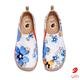 uin 西班牙原創設計 女鞋 帆布鞋 懶人鞋 藍色花影休閒鞋W1109372 product thumbnail 3