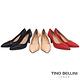 Tino Bellini 巴西進口精緻工藝全編織尖頭跟鞋 _ 紅 product thumbnail 3