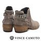 VINCE CAMUTO 西部感編織金屬扣中跟踝靴-絨灰 product thumbnail 4