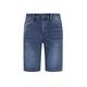 GUESS-男裝-純色橫紋直筒牛仔短褲-深藍 原價3290 product thumbnail 2