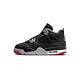 Nike Air Jordan 4 Retro Bred Reimagined 黑公牛 GS 黑紅 大尺碼 休閒鞋 大童鞋 FQ8213-006 product thumbnail 2