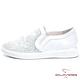CUMAR時尚樂活 星形水鑽裝飾樂福鞋-白色 product thumbnail 2