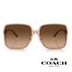 COACH 時尚復古大框膠框 太陽眼鏡/透咖 棕漸層鏡片#HC8368D 556174 product thumbnail 2