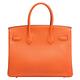 HERMES 經典BIRKIN系列Togo牛皮金釦手提柏金包(橘-30CM) product thumbnail 3