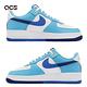 Nike 休閒鞋 Air Force 1 07 LV8 男鞋 藍 白 AF1 Light Photo Blue DZ2522-100 product thumbnail 3