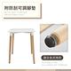 E-home EMST北歐簡約實木腳長方桌-120x60cm-兩色可選 product thumbnail 7