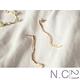 N.C21-時尚奢華水鑽線條垂墜耳環 (共二色) product thumbnail 5