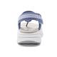 (季末換季出清)Easy Spirit-MAXX2-A 彈力步行夾腳涼拖鞋-藍色 product thumbnail 5