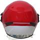 THH勇氣可掀式雙鏡片半罩安全帽T314A-紅白+免洗安全帽內襯套6入 product thumbnail 4
