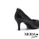 高跟鞋 MODA Luxury 極簡主義百搭全真皮尖頭高跟鞋－黑 product thumbnail 4