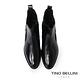 Tino Bellini 波士尼亞進口皮紋拼接切爾西短靴FWMT007-1(黑色) product thumbnail 3