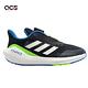 adidas 童鞋 EQ21 Run BOA K 黑白 藍 運動鞋 旋鈕鞋帶 緩震 中童 4-7歲 GZ5910 product thumbnail 6