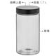 《KELA》Bera旋蓋玻璃收納罐(黑1.7L) | 收納瓶 儲物罐 零食罐 product thumbnail 3