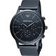 EMPORIO ARMANI Classic 米蘭帶時尚腕錶-黑/42mm product thumbnail 2