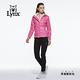 【Lynx Golf】女款防水透濕素面可拆式連帽長袖薄外套-粉桃色 product thumbnail 4