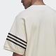 Adidas New C Tee [HM1874] 男 短袖 上衣 運動 休閒 垂肩 落肩 國際版 寬鬆 棉質 米白 product thumbnail 5