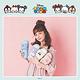 Disney collection by Grace gift徽章軟羔毛厚底拖鞋 黃 product thumbnail 7