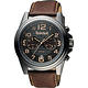 Timberland 天柏嵐 雙時區顯示手錶-鐵灰x咖啡/46mm product thumbnail 2