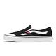 Vans 懶人鞋 Classic Slip-On 138 男鞋 女鞋 黑 白 刺繡 帆布 休閒鞋 情侶鞋 VN000BW36BT product thumbnail 2