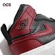 Nike 休閒鞋 Jordan 1 CRIB Bootie 童鞋 喬丹 經典配色 學步鞋 小童 黑 紅 AT3745-023 product thumbnail 7