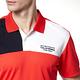 【Lynx Golf】男款吸濕排汗上身異色設計LYNX GOLF繡花短袖POLO衫-紅色 product thumbnail 6