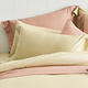 Cozy inn 簡單純色-奶茶金-200織精梳棉枕頭套-2入 product thumbnail 4