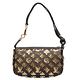 LV M40248 經典亮片Monogram原花手拿/肩背包(金) product thumbnail 3