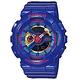 CASIO Baby-G 多層次搶眼運動雙顯錶 (BA-112-2A)-藍/46mm product thumbnail 2