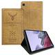 VXTRA 三星 Samsung Galaxy Tab A7 Lite 北歐鹿紋平板皮套 保護套(醇奶茶棕) T225 T220 product thumbnail 2