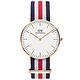 Daniel Wellington DW 手錶 Classic Canterbury 36mm藍白紅織紋錶 DW00100030 product thumbnail 2