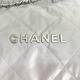 CHANEL 22 新款CHANEL銀鍊菱格牛皮肩背包(中號/灰色) product thumbnail 6