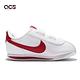 Nike 童鞋 Cortez Basic SL TDV 阿甘鞋 經典 小童 魔鬼氈 親子鞋 白 紅 904769-101 product thumbnail 3