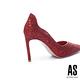 高跟鞋 AS 極致奢華閃耀金蔥尖頭美型高跟鞋－紅 product thumbnail 4