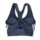 adidas 運動內衣 3-Stripes Rib Bra 女款 愛迪達 中度支撐 健身 重訓 瑜珈 藍 白 GM2963 product thumbnail 2