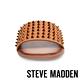 STEVE MADDEN-FARRYN 帥氣皮革鉚釘一字拖鞋-棕色 product thumbnail 4