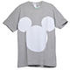 COMME des GARÇONS SHIRT x Disney寬鬆版熊頭圖騰圓領中性T恤(灰/FK-T009) product thumbnail 2