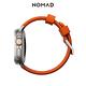 美國NOMAD Apple Watch專用高性能橡膠質感錶帶-45/44/42mm-橘 product thumbnail 7