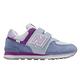 New Balance 休閒鞋 574 W Wide 寬楦 童鞋 紐巴倫 麂皮 魔鬼氈 親子鞋 中童 藍 紫 PV574SL2W product thumbnail 7