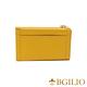 義大利BGilio-十字紋牛皮零錢鑰匙包-黃色 (1736.322-13) product thumbnail 3