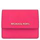 MICHAEL KORS JET SET防刮牛皮零錢/短夾(桃紅色) product thumbnail 2